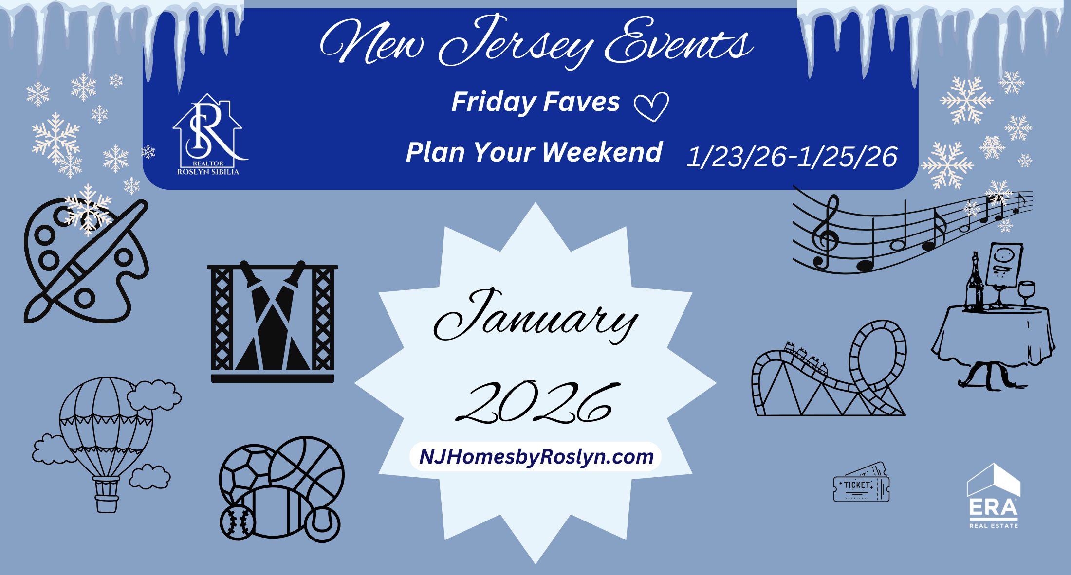 Friday Faves for the Weekend-Roslyn Sibilia, Realtor